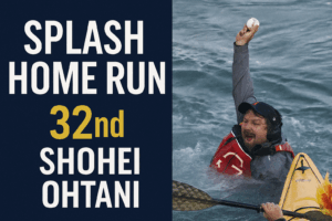 📰 来たぞー！マッコービー・コーブの水しぶき！SHOHEI 32号 “Splash Home Run”、大歓声だ！