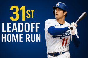 📰 意外！SHOUHEI ドジャース球場では初の先頭打者ホームラン！ファンは待ってた！