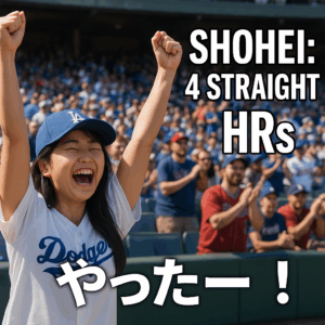 🎯大谷翔平、MLB日本人初の4戦連発！とどまることを知らないSHOHEI！
